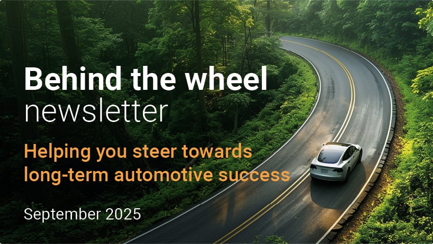 Behind the wheel Newsletter - September 2025